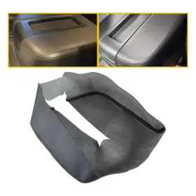 I48-h Auxito For 07-13 Chevrolet Silverado Faux Leather Center Console Lid Armrest Cover Skin
