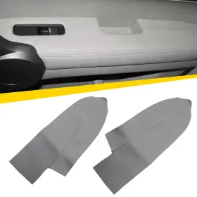 Mfsp-crv-07-12-fg Auxito 2pcs Fit For 2007-2012 Honda Front Door Cr-v Panels Armrest Covers Advanced Grey