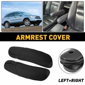 Zyfsp-crv-10-11b Auxito Driver And Passenger Front Armrest Seat Cover For Honda Cr-v 2010-2011 Replacement