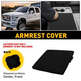 Axi-autoparts Fsxp-f250js-11-16sjd For Ford F250 F350 F450 11-2015 Super Duty Console Lid Armrest Black Trim Cover