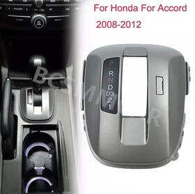 Bcsmmcar 160518825852 Fit For 2008-2012 Honda Accord Gear Shift Lever Shifter Knob Cover 54721tb0a51za
