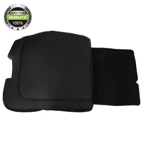 Dod-ram-1318-cca-vbla Beautycom Leather Center Console Lid Armrest Jump Seat Cover For 2013-2018 Dodge Ram Black