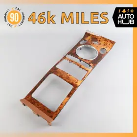3w0832249 Bentley 03-12 Continental Gtc Gt Center Console Shifter Trim Bezel Wood Oem 46k