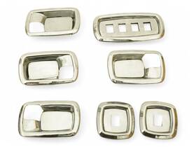 Bentley Ub15229 1987-1992 Muslanne Trim Cover Bezel Door Handle Window Switch Set 7 Oem