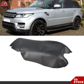 Ber310575 Berliii Leather Center Console Lid Armrest Cover Black For 2006-2013 Range Rover Sport