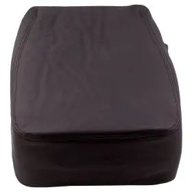 Mlv8cy Bfo Black Leather Console Armrest Lid Jump Seat Cover For Suburban Silverado Tahoe