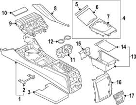 Bmw 51-16-5-a68-487 Genuine Lid