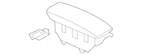 51-16-6-973-462 Bmw Genuine Armrest Assembly