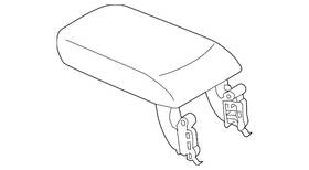 Bmw 51-16-8-090-043 Genuine Armrest
