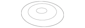 51-16-9-396-506 Bmw Genuine Cup Holder Insert