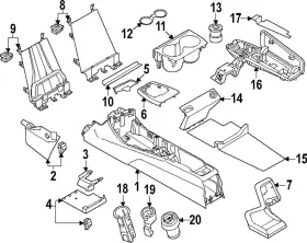 51-16-9-473-170 Bmw Genuine Control Bezel