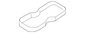 Bmw 51-47-7-261-616 Genuine Storage Pocket Mat