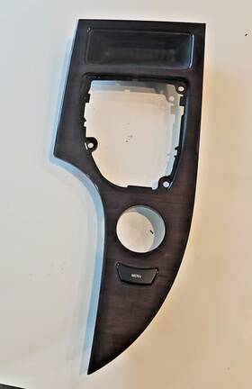 Bmw 51166974707 2008-2010 528i 528xi 535i 535xi Center Console Shifter Bezel Oem Wood Grain
