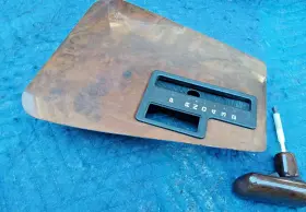 51168136074 Bmw E34 525i E32 740 750il Burlwood Automatic Shifter Bezel Trim Knob