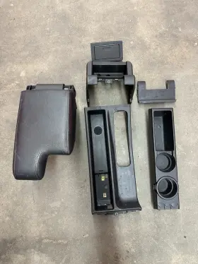 51168162138 Bmw 1994-1999 E36 3-series Coupe Sedan Front Armrest Center Console Black Oem