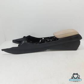 Bmw 51169204253 11-17 X3 F25 Front Center Console With Beige Leather Storage Armrest Lid Oem
