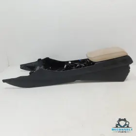 51169204253 Bmw 11-17 X3 F25 Front Center Console With Beige Leather Storage Armrest Lid Oem
