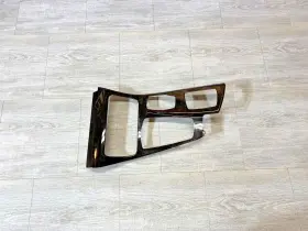51169206372 Bmw 2011-16 528 535 550 Sedan Center Console Ash Wood Grain Trim Cover Panel F10