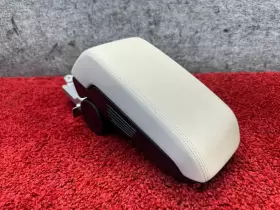 51169283175 Bmw 2014-2021 I3 Center Console Armrest Vinyl Cream Gray Oem 48k