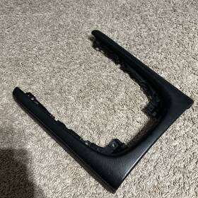 Bmw 51169343107 2017-2022 740i G12 Center Console Gear Lever Bezel Cover Trim Leather Oem