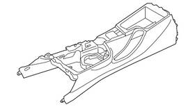 Bmw 51169360528 New Genuine Mount Center Console 2012-2020 Oe