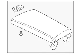 51169870474 Bmw Genuine Armrest
