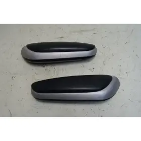51437895833 Bmw 00-06 E46 3-series Convertible Side Armrest Aluminum Black Napa Leather Oem