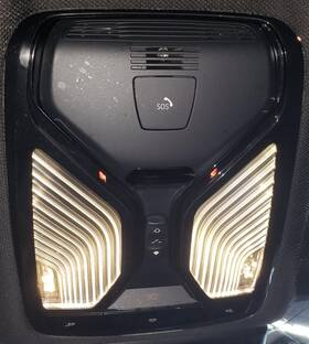 Bmw 5a8a0f7 19 20 21 X4 Front Console With Lamps Sunroof Id#