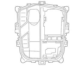 Bmw 61-31-5-a9c-b19 Genuine Control Panel