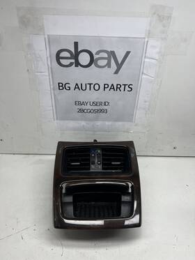 Bmw 6219 07-13 335i M3 3 Series Genuine Rear Center Console Air Vent Ashtray Wood Oem