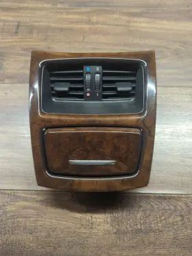 6960686 Bmw 08-13 E92 E93 M3 Interior Rear Central Console Trim Wood With Vent Tray Oem