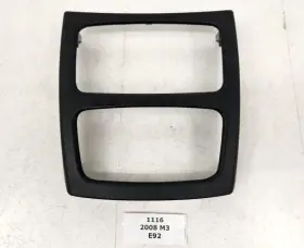 7898825 Bmw 08-13 Oem E92 E93 M3 Interior Central Console Rear Vent Leather Trim Panel