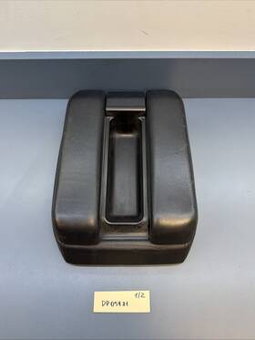 Bmw 8211821 1997 2001 E38 750il 740il Black Front Center Console Leather Armrest Lid Oem