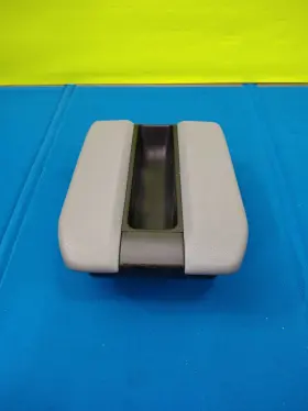 8213863 Bmw 97-03 E39 5-series Front Center Console Sliding Armrest Lid Gray Oem #3