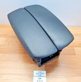 9186887 Bmw 10-13 Oem E70 E71 X5m X6m Center Console Black Leather Armrest Storage