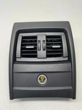 9207330 Bmw 9265350 12-20 Bmw328i F32 Center Console Rear Fresh Air Vent Black Oem