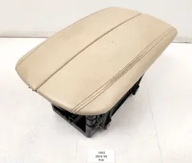 9285083 Bmw 14-18 Oem F15 F16 X5 X6 Center Console Leather Armrest Storage Beige Note