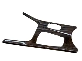 9302207 Bmw 15 X3 F25 Center Console Shifter Bezel Trim Panel Wood Grain 79k