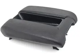 Hy-210845-1 Bmw 1997 2001 E38 750il 740il Black Front Center Console Leather Armrest Lid Oem