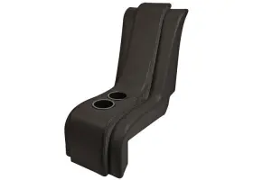 Qccc072red Brothers Trucks Custom Console-sport-black/red Stitching- Cup Holders