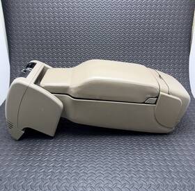 Buick 821457 00-05 Lesabre Center Console Arm Rest Cup Holder Storage Tan Beige Leather
