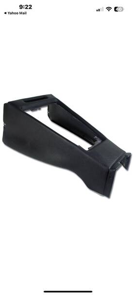 Ca Fwc727601 Corvette C3 Shift Console Housing Black 1970-1976