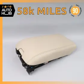 10314365 Cadillac 04-06 Xlr Center Console Arm Rest Armrest Storage Beige Oem 58k