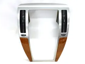 15922305 Cadillac 2008-2011 Sts Center Dash Radio Trim Bezel Brushed Aluminum And Woodgrain