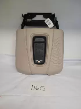 241-02800 Cadillac 2018 Escalade Front Console Tan Leather Armrest Lid With Charger Oem