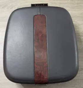25830484 Cadillac 2007-2014 Escalade Center Console Arm Rest Lid Black Leather Woodgrain