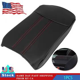 Car-wholesale2019 At27000102 Center Console Armrest Cover Accessories Red Stich For 2023-2025 Honda Pilot Us