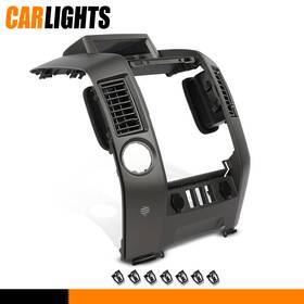 Carlights C-02itm1601fgy Fit For Armada Pathfinder Titan Dash Center Console Panel Lid Gray Without Speaker