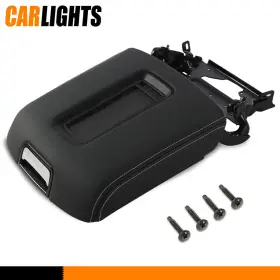 C-02itn4501bbk Carlights Center Console Armrest Lid New Fit For Chevrolet Suburban Tahoe Gmc Yukon 15-19