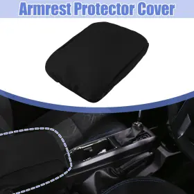 Carpopart 782685688239 Neoprene Fabric Car Armrest Protector Cover For Toyota Tacoma 2016-2022 Black